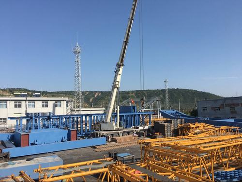 機(jī)電安裝公司孟村井架安裝如火如荼