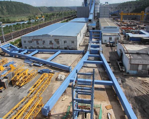 機電安裝公司孟村井架安裝現場掠影