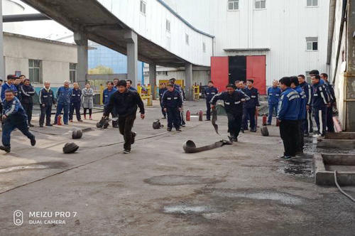 洗選煤運(yùn)營公司紅柳林洗煤廠開展“安全消防演練大練兵”活動