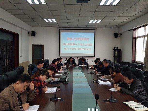 澄合分公司召開貫徹落實兩次干部大會精神強化干部作風建設推進會