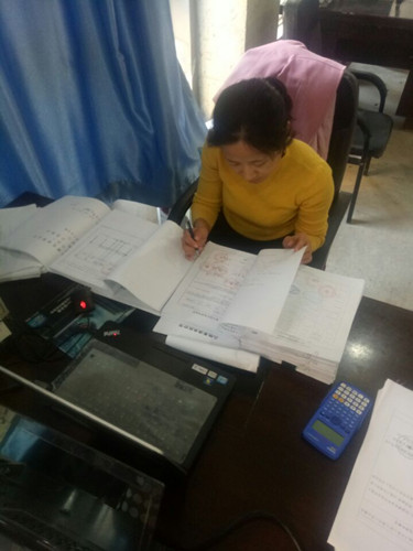 天工公司土建十一部羊頭鎮(zhèn)安置小區(qū)工程決算、資料整編進(jìn)入倒計時