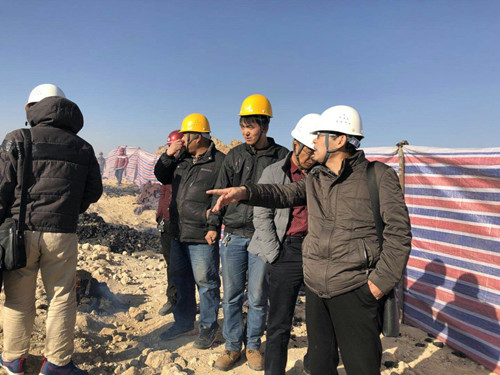 天工公司土建一部戰(zhàn)天斗地施工酣 “雙特百億”沖在前