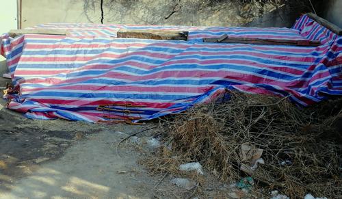 韓城分公司安裝一項(xiàng)目部未“雪”綢繆為材料“蓋棉被”