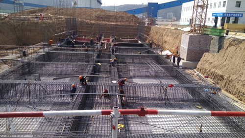 陜煤建設天工公司土建七部彬長鐵運公司辦公樓工程優質高效樹形象