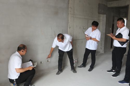 陜煤建設韓城分公司土建四項目部順利通過分戶驗收