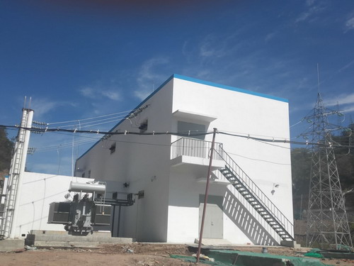 陜煤建設銅川公司：冶坪煤礦35KV變電站及回風斜井通風機房工程通過竣工初驗