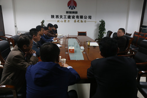 寧興剛深入天工公司調(diào)研指導工作