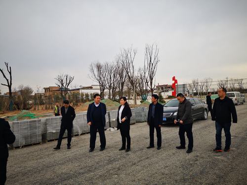 大荔縣副縣長劉丁一行深入G242大荔縣城過境段公路建設(shè)項目調(diào)研指導工作