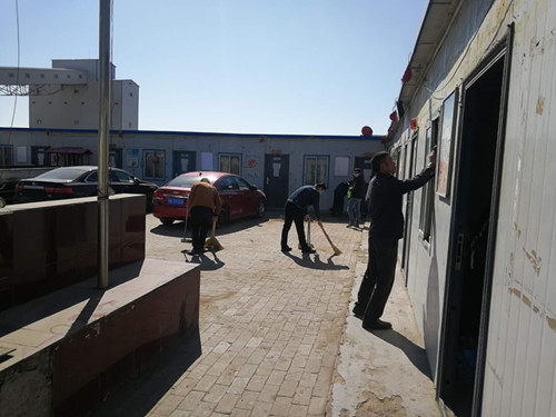 陜煤建設機電安裝公司：愛國愛衛生我們在行動