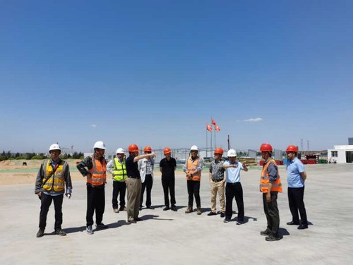 陜煤集團基本建設(shè)管理部副總經(jīng)理楊忠緒一行蒞臨陜煤建設(shè)銅煤公司第十六項目部檢查指導(dǎo)工作