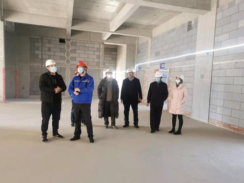 碧桂園陜西圣米蘭實業公司參觀考察天工公司在建項目