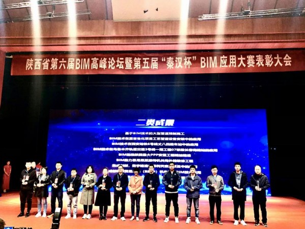 陜煤建設澄合分公司榮獲陜西省第五屆“秦漢杯”BIM應用大賽“二類成果”獎