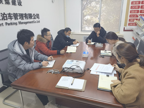 陜煤建設智慧泊車公司 新年伊始有序推動復工復產(chǎn)