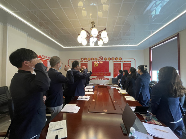 陜煤建設(shè)機電安裝公司機關(guān)黨支部主題黨日活動走實走心