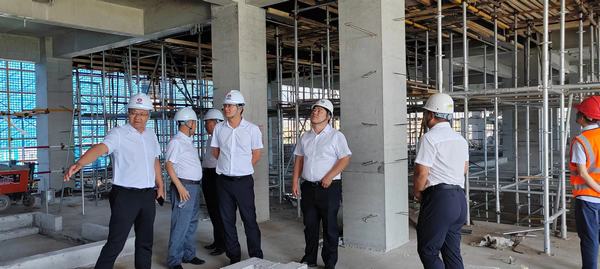 榆林中金建設(shè)有限公司一行到陜煤建設(shè)直屬第七項目部交流學(xué)習