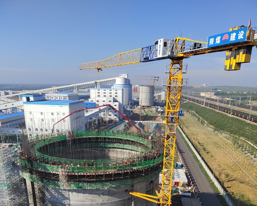 陜煤建設第二直屬項目部：滑模施工戰正酣，全力沖刺保進度