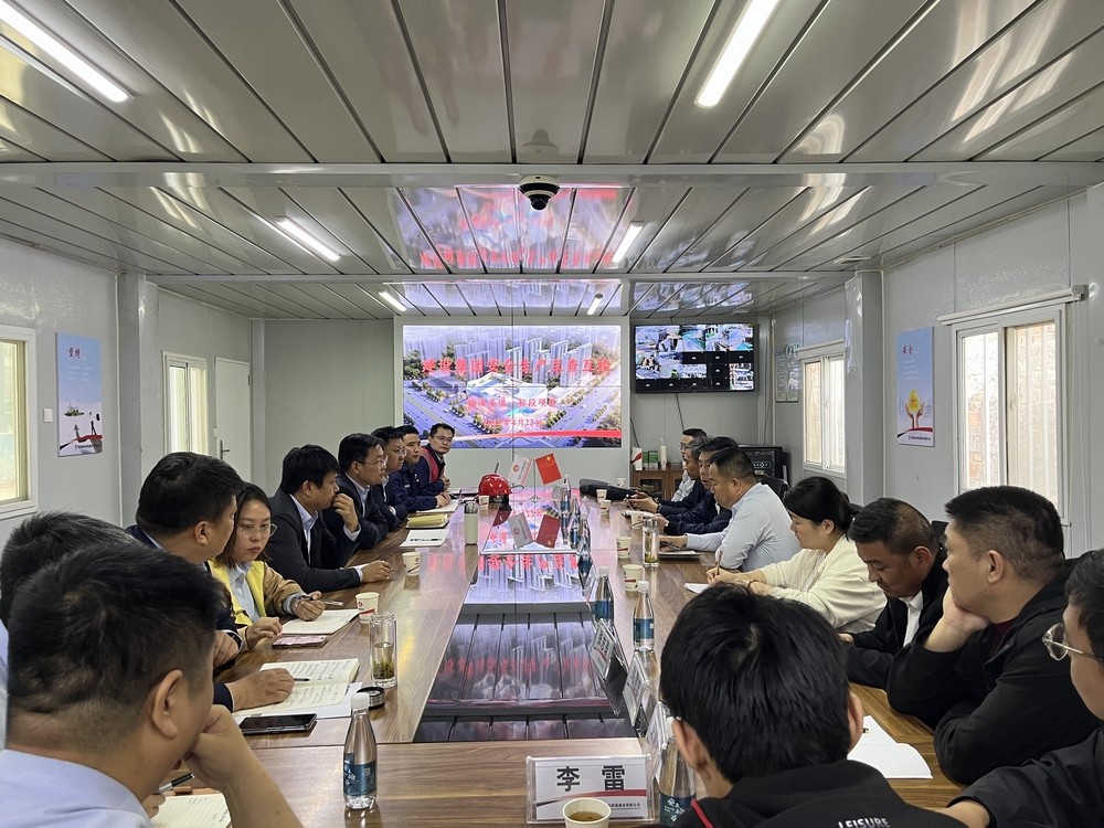 集團領(lǐng)導(dǎo)帶隊深入所屬單位在建項目開展安全生產(chǎn)互查互檢工作