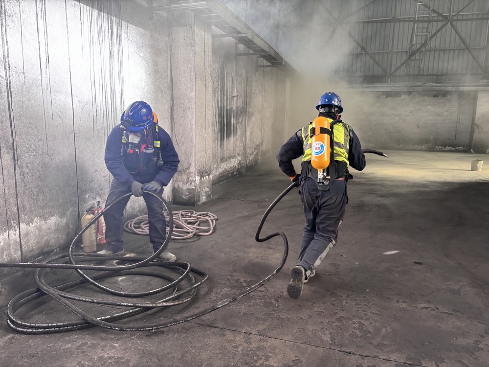 陜煤建設(shè)洗選煤運(yùn)營(yíng)公司榆陽運(yùn)營(yíng)項(xiàng)目部：演練淬精兵  防患于未“燃”??