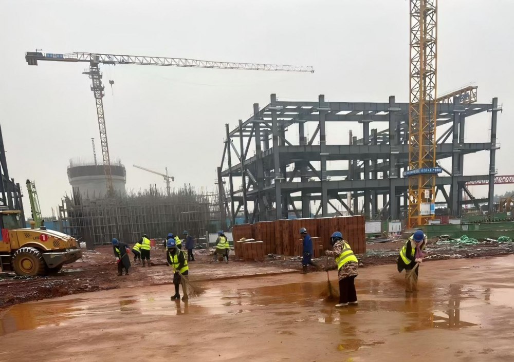 陜煤建設(shè)西北分公司汨羅電廠樁基工程項(xiàng)目部頂風(fēng)冒雪堅(jiān)守施工一線(xiàn)