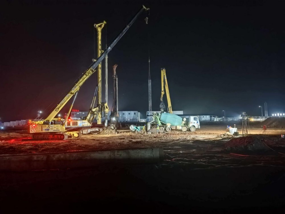 陜煤建設(shè)西北分公司汨羅樁基項(xiàng)目部：晝夜奮戰(zhàn)搶工期，全力以赴抓節(jié)點(diǎn)